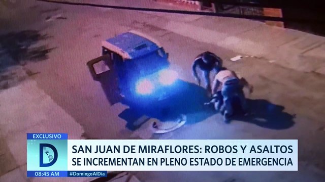 Robos y asaltos se incrementan en pleno Estado de Emergencia | Domingo al Día