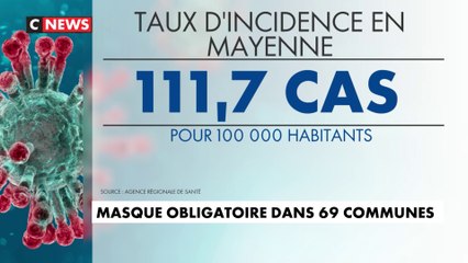 Mayenne : masque obligatoire dans 69 communes
