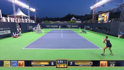 Pavlyuchenkova Thunders Past Cornet and Reigns as First UTS Women's Champ