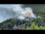 Report TV - Përfshihet nga flakët kurora e gjelbër në Milot, rrezikohen shtëpitë