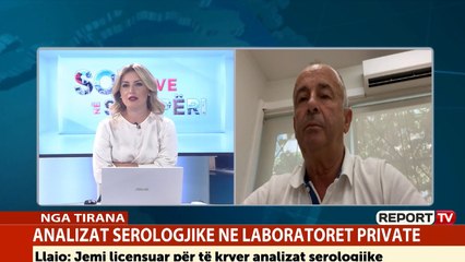 Administratori i laboratorit 'Intermedica' shpjegon analizat serologjike: Rezultati del brenda ditës