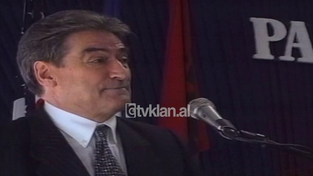 Besnik Konçi, kandidati i PD-se per Bashkine Tirane (9 Gusht 2000)