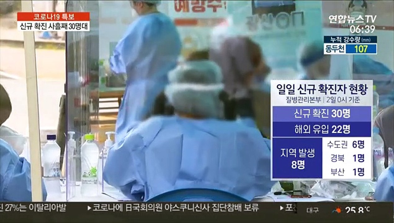 신규 확진 사흘째 30명대…강남 커피점서 집단감염