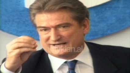 Sali Berisha: Duhet t'u rikthejme njerezve besimin  (13 Gusht 2000)