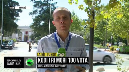Kodi i ri mori 100 vota/ 6 vota kundër dhe 4 abstenime