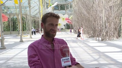 Ngjyra shqiptare në Madrid/ Artisti Petrit Halilaj hap ekspozitën në pallatin e Kristaltë