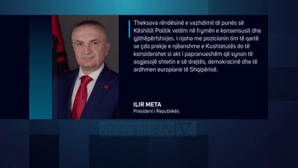 Pas ambasadorëve, Meta pret Bashën: Vazhdoni punën në Këshillin Politik - Vizion Plus
