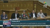 Venezuela: oposición se muestra dividida de cara a las parlamentarias