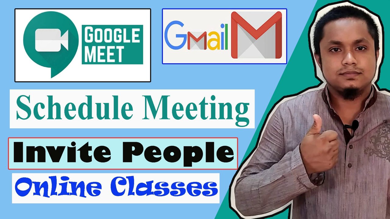 Google Meet | How to Invite People to a Video Meeting | Online Classes |