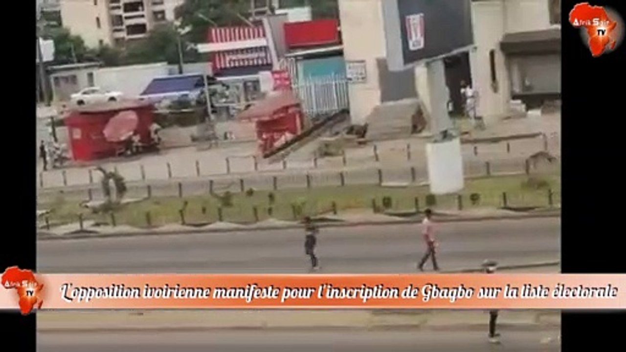 L'opposition ivoirienne manifeste pour l'inscription de Gbagbo sur la liste électorale