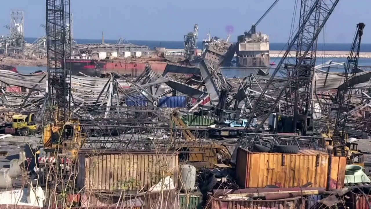 Beirut: So zerstörerisch war die Druckwelle