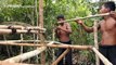Cambodian duo build impressive swimming pool under raised wooden hut