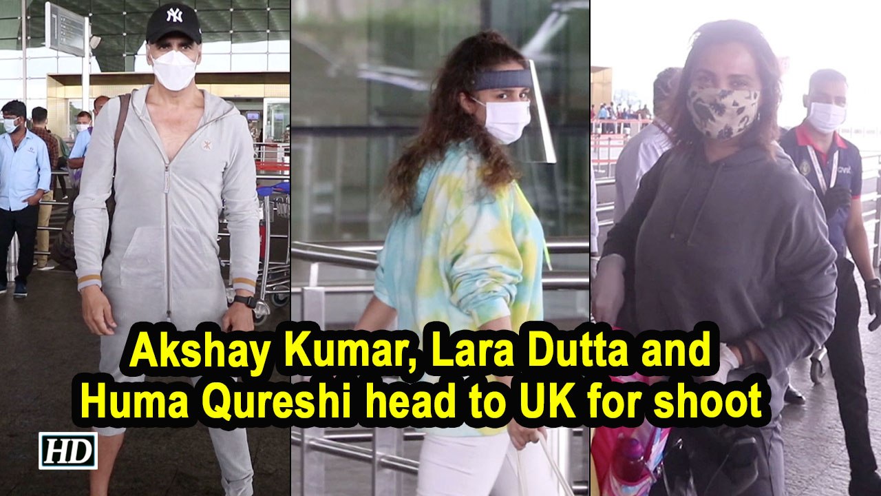 Akshay Kumar, Lara Dutta and Huma Qureshi head to UK for shoot