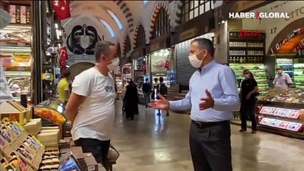 Vali Yerlikaya, koronavirüs denetimlere katıldı