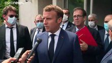 Politische Libanon Mission Macron Fordert In Beirut Dialog Der Wahrheit Video Dailymotion