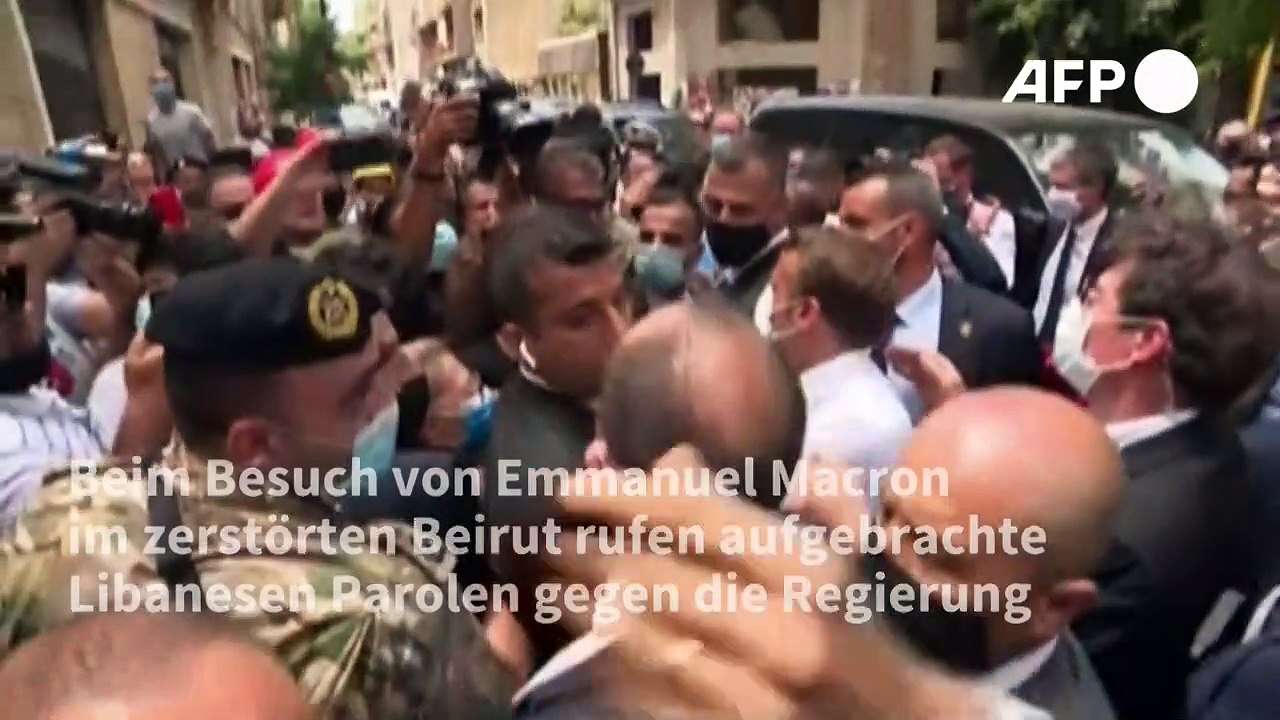 Libanesen: Macron soll bei Umsturz helfen