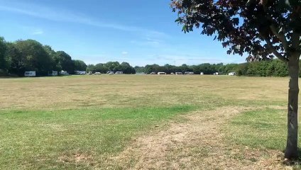Unauthorised camp set up at Wicor Recreation Ground