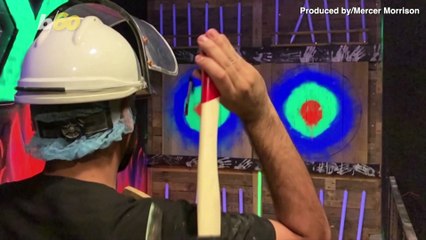 Jordanians Get Their Stress Out With AX-Throwing Business!