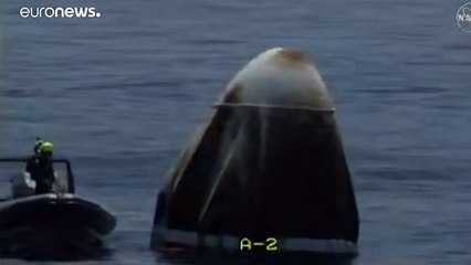 "Добро пожаловать домой, Crew Dragon!"