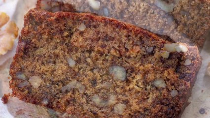 Eggless Banana Nut Bread Recipe | How to make Banana Bread at home | Healthy recipes for Weight Loss