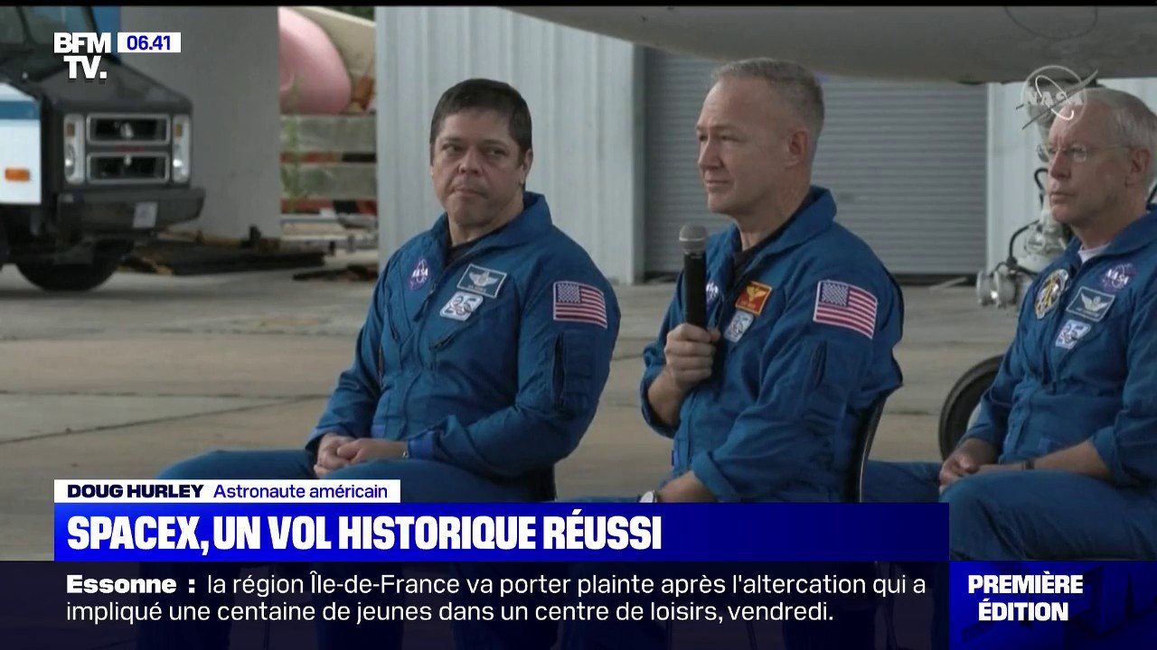 SpaceX a ramené sur Terre deux astronautes, un vol historique réussi