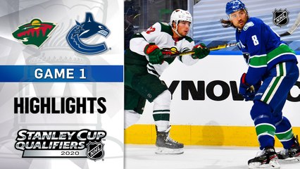 NHL Highlights | Wild @ Canucks  8/02/2020
