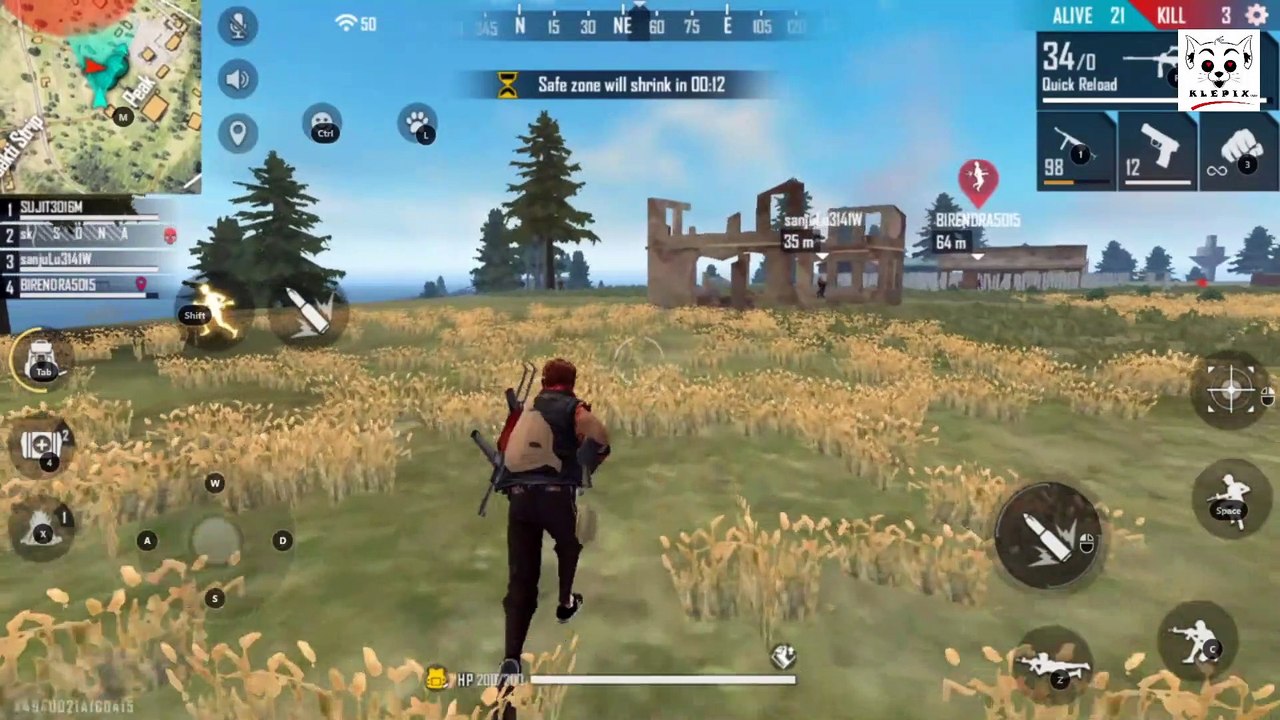 FREE FIRE GAME PLAY| NOT WIN BUT GOOD GAME