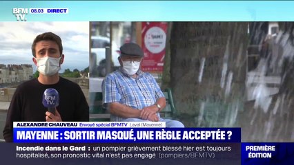 Download Video: Port du masque obligatoire dans les espaces publics: comment cette mesure est-elle accueillie à Laval en Mayenne ?