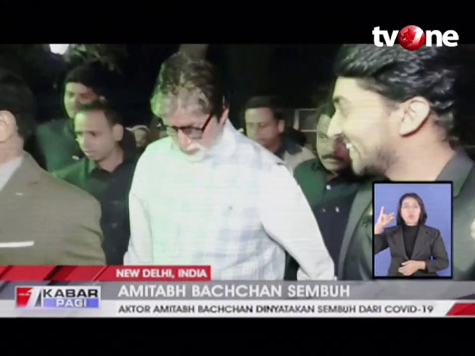 Amitabh Bachan Sembuh dari Covid-19