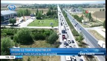 Eskişehir’de trafik ekipleri bayram mesaisinde