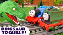 Tom Moss Prank with Thomas the Tank Engine from Thomas and Friends and the Funny Funling plus a Dinosaur Toy in this Family Friendly Full Episode English Toy Story for Kids from Kid Friendly Family Channel Toy Trains 4U