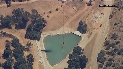 Homes evacuated as Southern California wildfire grows east of Los Angeles