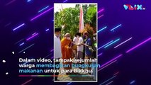 Momen Indah Upacara Pindapata di Semarang