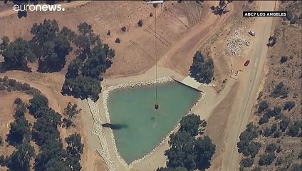 Homes evacuated as Southern California wildfire grows east of Los Angeles