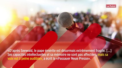 L’ancien pape Benoît XVI est dans un état « extrêmement fragile »