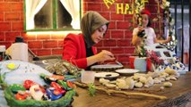 Arzu hemşire doğadan topladığı taşları sanat eserine dönüştürüyor - ELAZIĞ