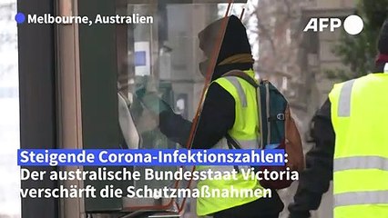 Strikte Corona-Auflagen in Melbourne
