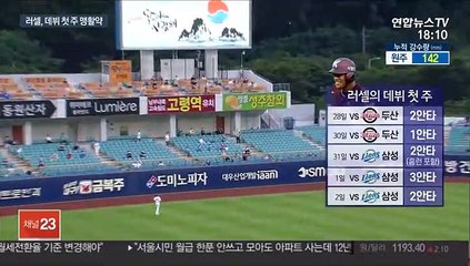 [프로야구] 클래스 보여준 러셀…키움 첫 우승 도전에 날개