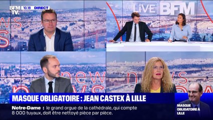 Masque obligatoire : Jean Castex à Lille (2)  - 03/08