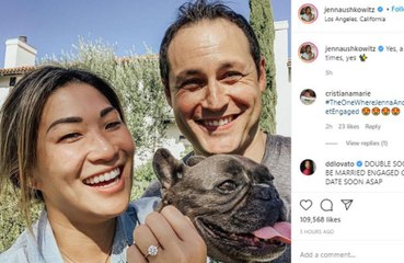Jenna Ushkowitz announces engagement to boyfriend David Stanley