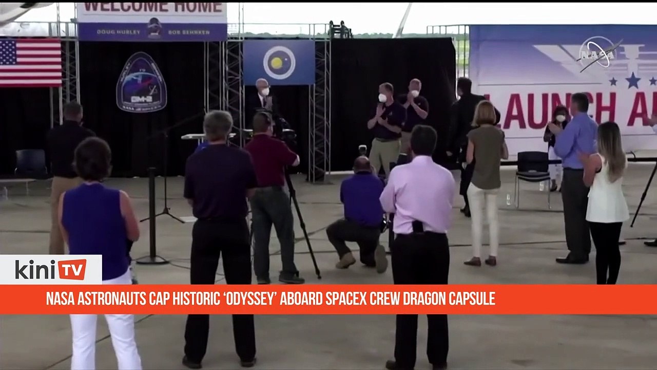 [PENDING] NASA astronauts cap historic odyssey aboard SpaceX Crew Dragon capsule