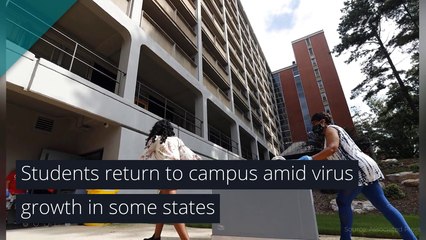 Students return to campus amid virus growth in some states, and other top stories from August 03, 2020.