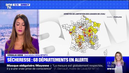 Download Video: Sécheresse: 68 départements font l'objet de restrictions d'eau