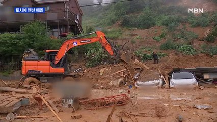 가평에서 토사에 펜션 완파…3명 숨진 채 발견