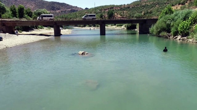 Kaybolan 4 yaşındaki Miraç'ın bulunması için çalışmalar hem karada hem de Dicle Nehri'nde sürüyor - drone - DİYARBAKIR