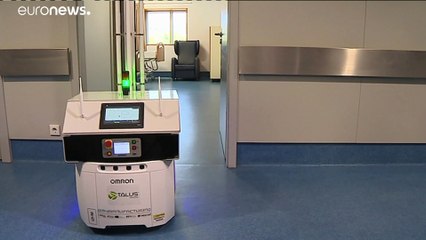 شاهد: البرتغال تختبر روبوتا لتطهير غرف العمليات وممرات المستشفيات لمكافحة كورونا