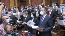 Sırbistan'da genel seçimlerin ardından ilk meclis oturumu yapıldı - BELGRAD