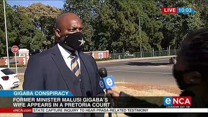 Former Minister Malusi Gigaba's wife appears in court
