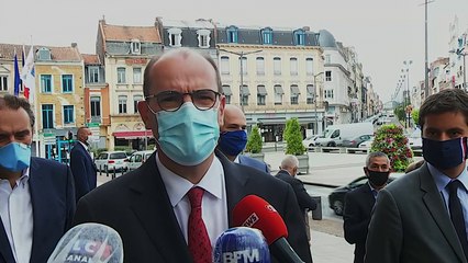 Déclaration de Jean Castex à Roubaix sur la Covid-19