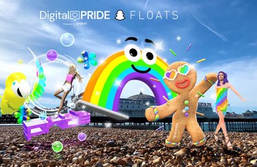 Snapchat launches AR Pride floats